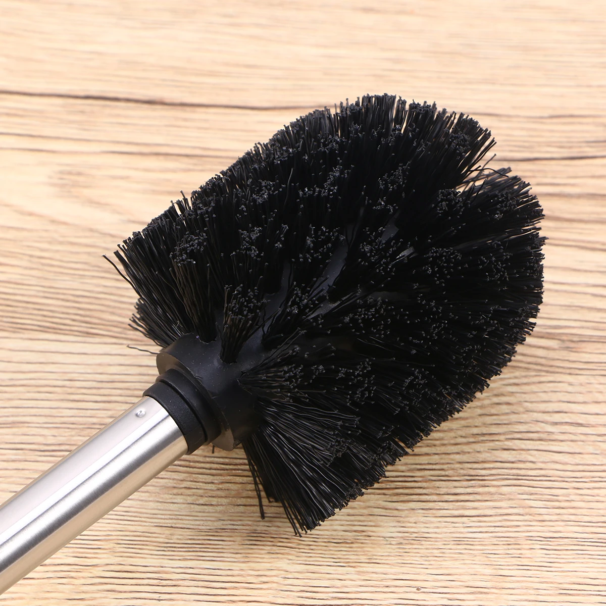 

2Pcs Toilet Brush Stainless Steel Handle Hard Bristle Ergonomic Design Deep Cleaning Bathroom Toilet Bowl Scrubber Household