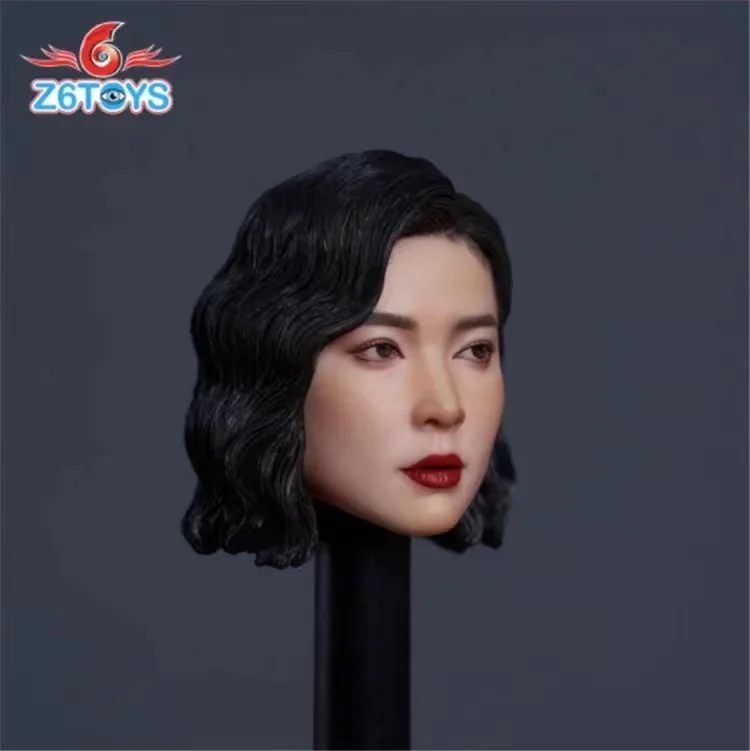 1/6 Female Head sculpt Asian Goddess Gaoye Women Head Carving Model Toy Fit 12'' Action Figures Body Collection Z6TOYS Z004