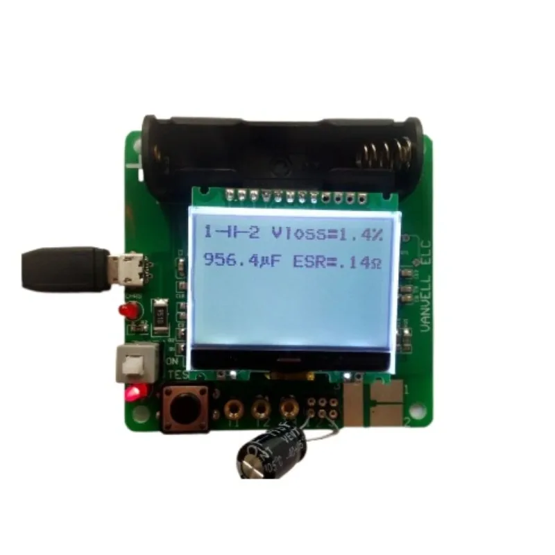 For M8 Transistor Tester Upgraded M328 Version Inductance Capacitance ESR Meter Multi-function Tester