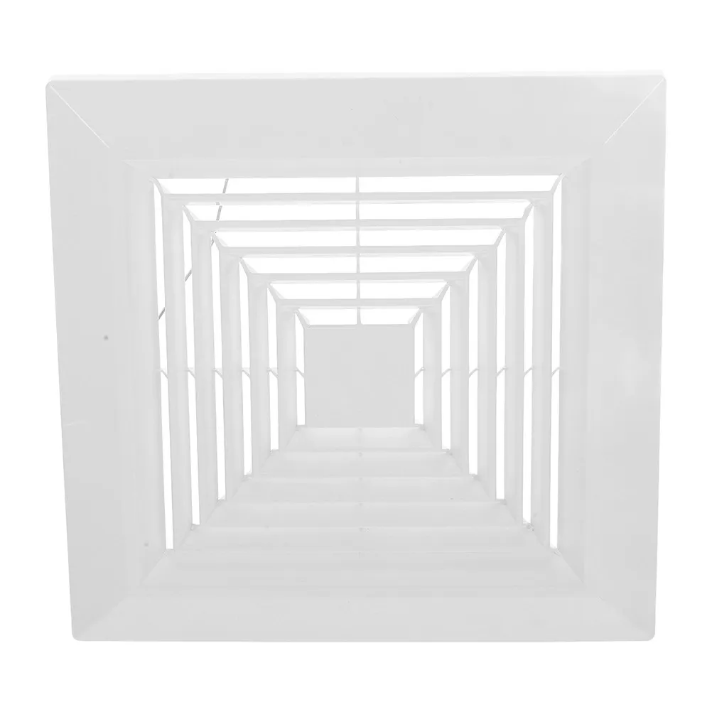 Bathroom Exhaust Fan Cover Plastic Ceiling Wall Mounted Air Diffuser Hood Spring Loaded Panel Ventilation Fan Replacement