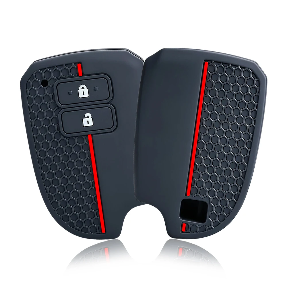 for Toyota Yaris X Yaris L Sedan Vios FS EZ Verso 2026 New 2 Buttons Car Remote Silicone Key Fob Case Cover Shell Accessories