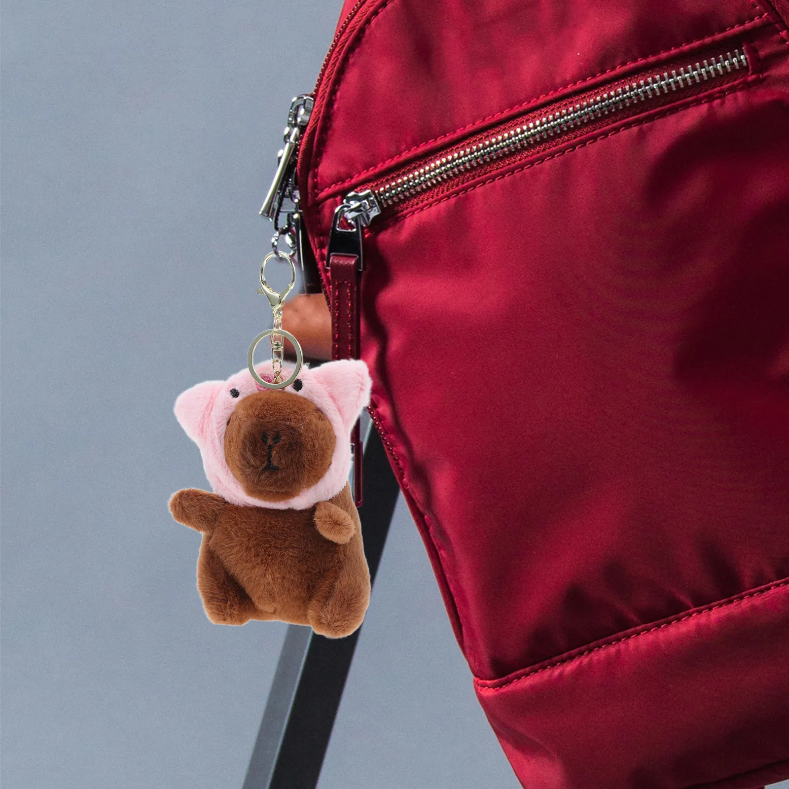 

Мягкий брелок с милым мультяшным дизайном, подвеска для детских праздничных сумок, украшение для рюкзака, брелок-кольцо для ключей