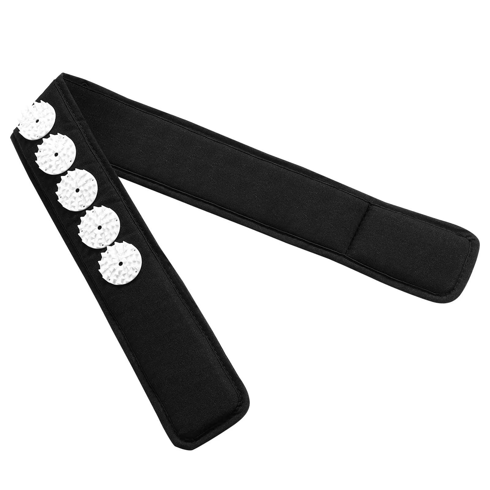 

Акупунктурная повязка на голову для снятия стресса, прочная хлопковая губка из АБС-пластика, способствует кровообращению, снимает головные уборы