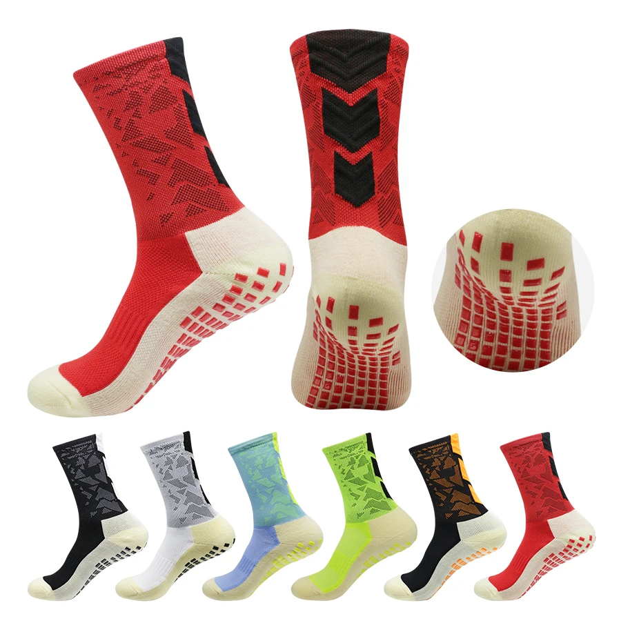 1 Pair Anti-slip Soccer Men Women New Outdoor Sport Grip Football Yoga Socks Camping Mountaineering Socks