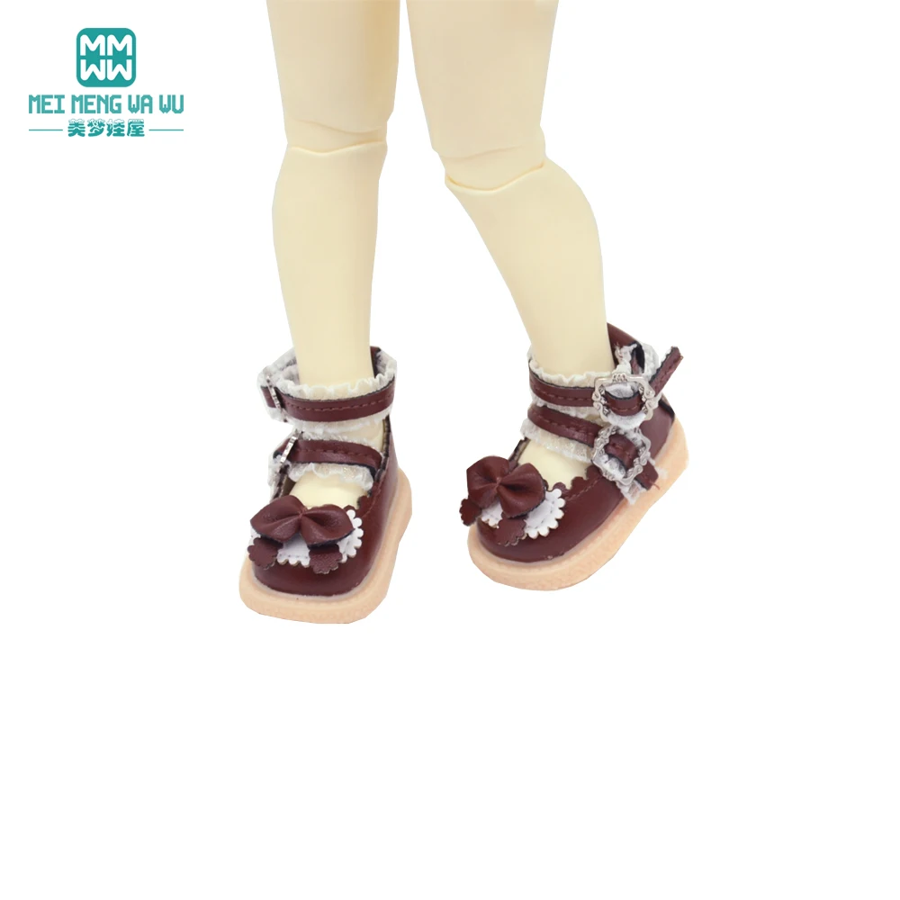 Mini doll Shoes 1/6 BJD YOSD EXO doll FASHION SNOW BOOTS MARTIN BOOTS LEATHER SHOES KIDS HOLIDAY GIFT ACCESSORIES