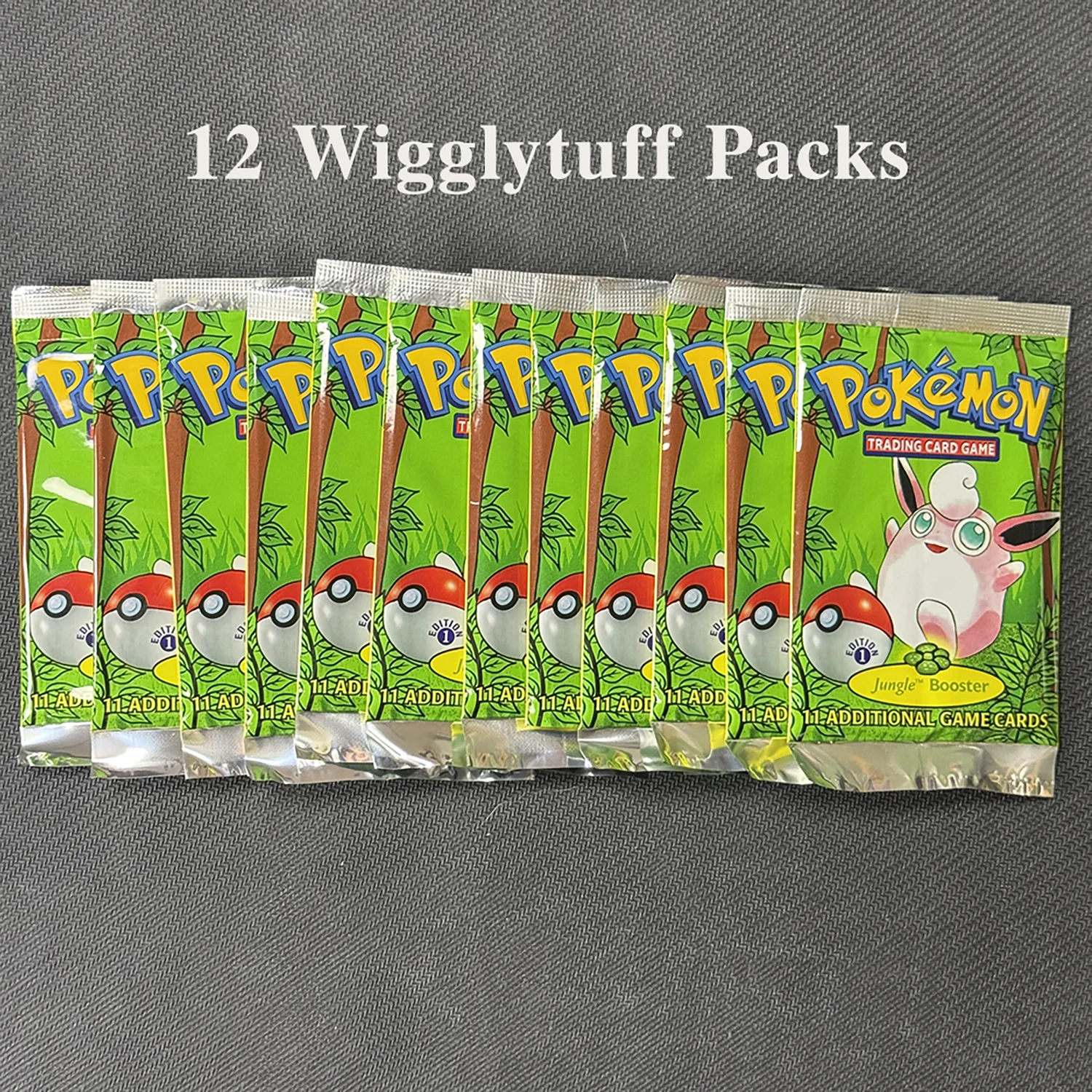 11 kaarten/pakket PTCG Booster Packs Proxy Card Jungle/Fossil/Base Set Charizard Blastoise Venusaur PKM bordspel verzamelkaarten