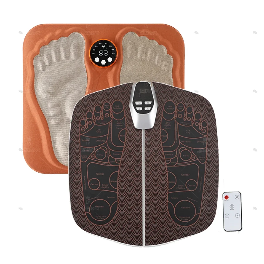 

3D Foot Massage Mat Electric Leg Massager for Blood Circulation Edema Muscle Relaxation Pad USB Rechargeable Fitness Home