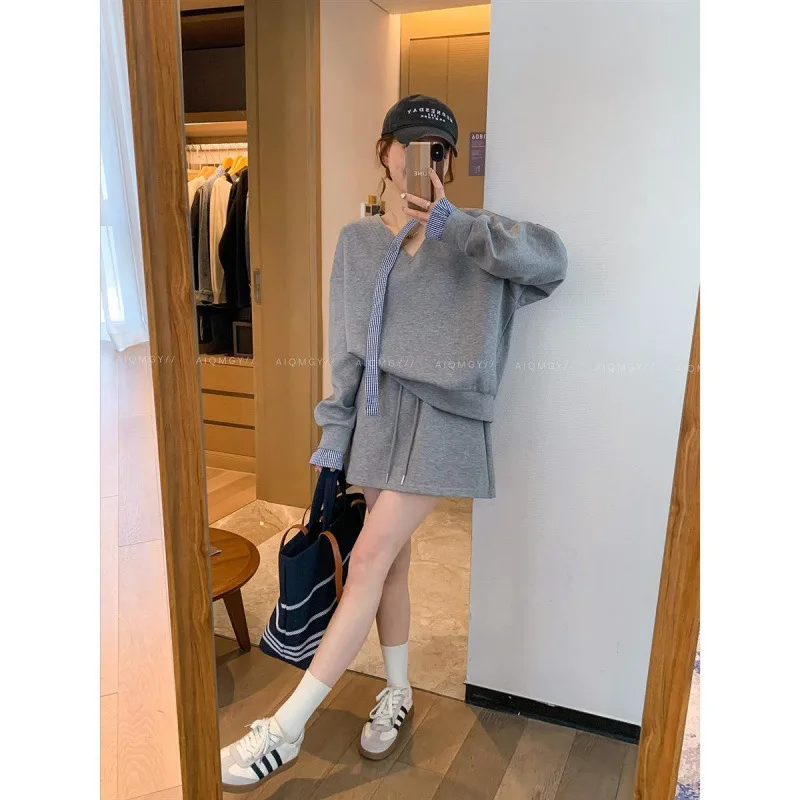 

Женский комплект: свитер и юбка, весенний топ, короткая юбка, комплект из 2 предметов