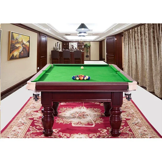 Factory Hot Sale 9 Feet Marble Snooker Table Solid Wood Legs Anti-cracking Stable
