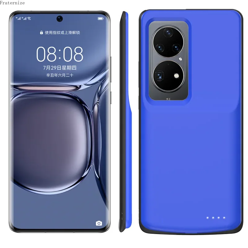 Power Case For Huawei P50 Battery Charger Cases Shockproof  Power Bank For Huawei P50 Pro External Battery pack Charging Cover