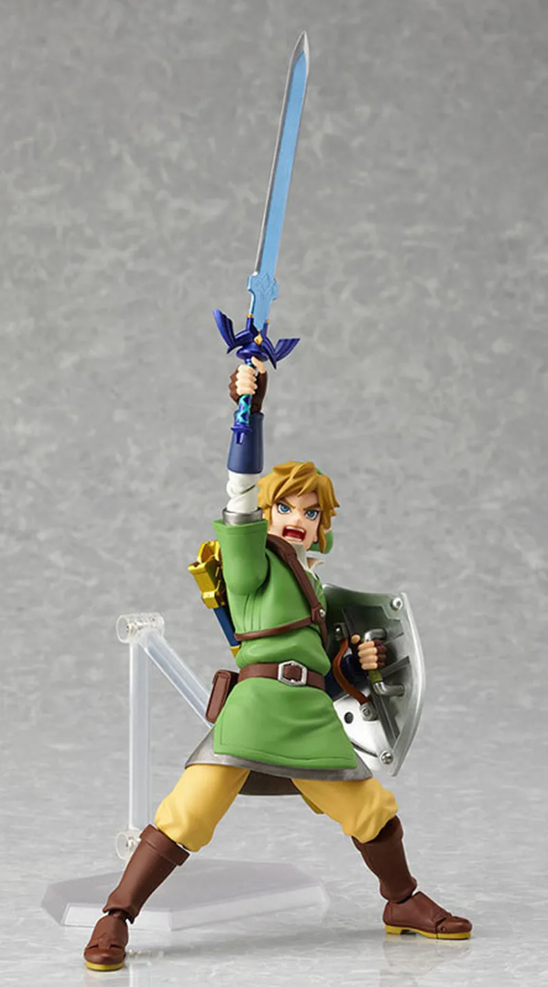 Neues Spiel The Legend of Zelda Link Q Version Gemeinsame Mobilität Actionfiguren PVC Modell Desktop-Dekoration Spielzeug Puppe Sammeln Sie Geschenke