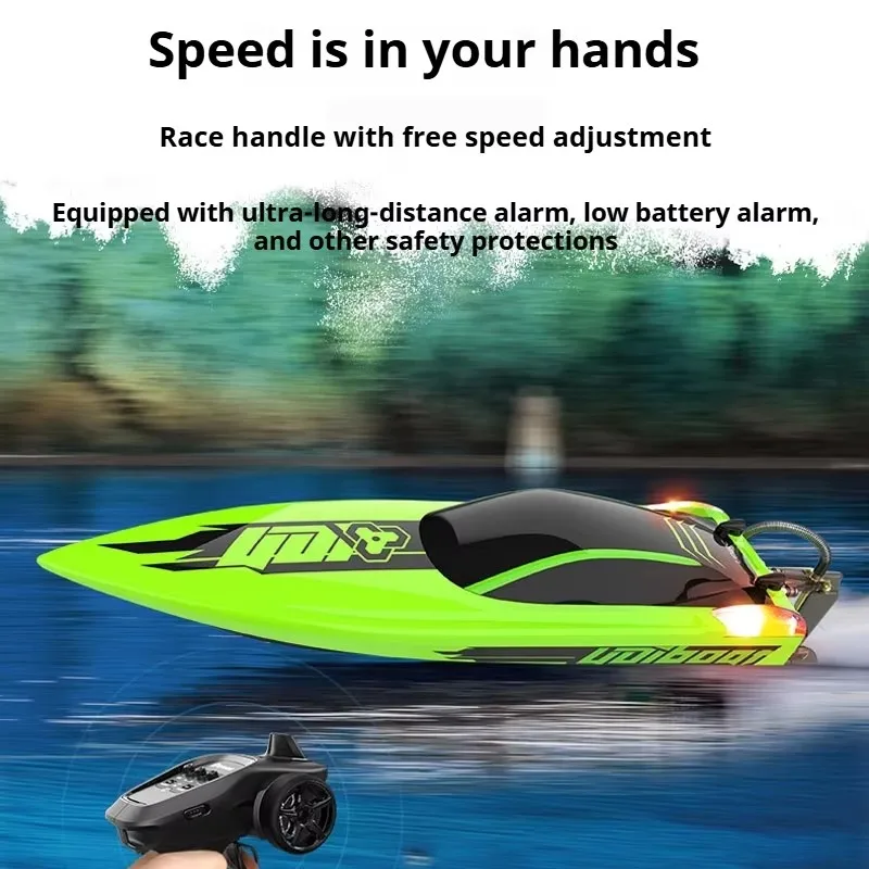 Full Scale Multifunctional Remote Control Brushless Motor With Double-Layer Waterproof Design For High-Speed Racing Speedboats