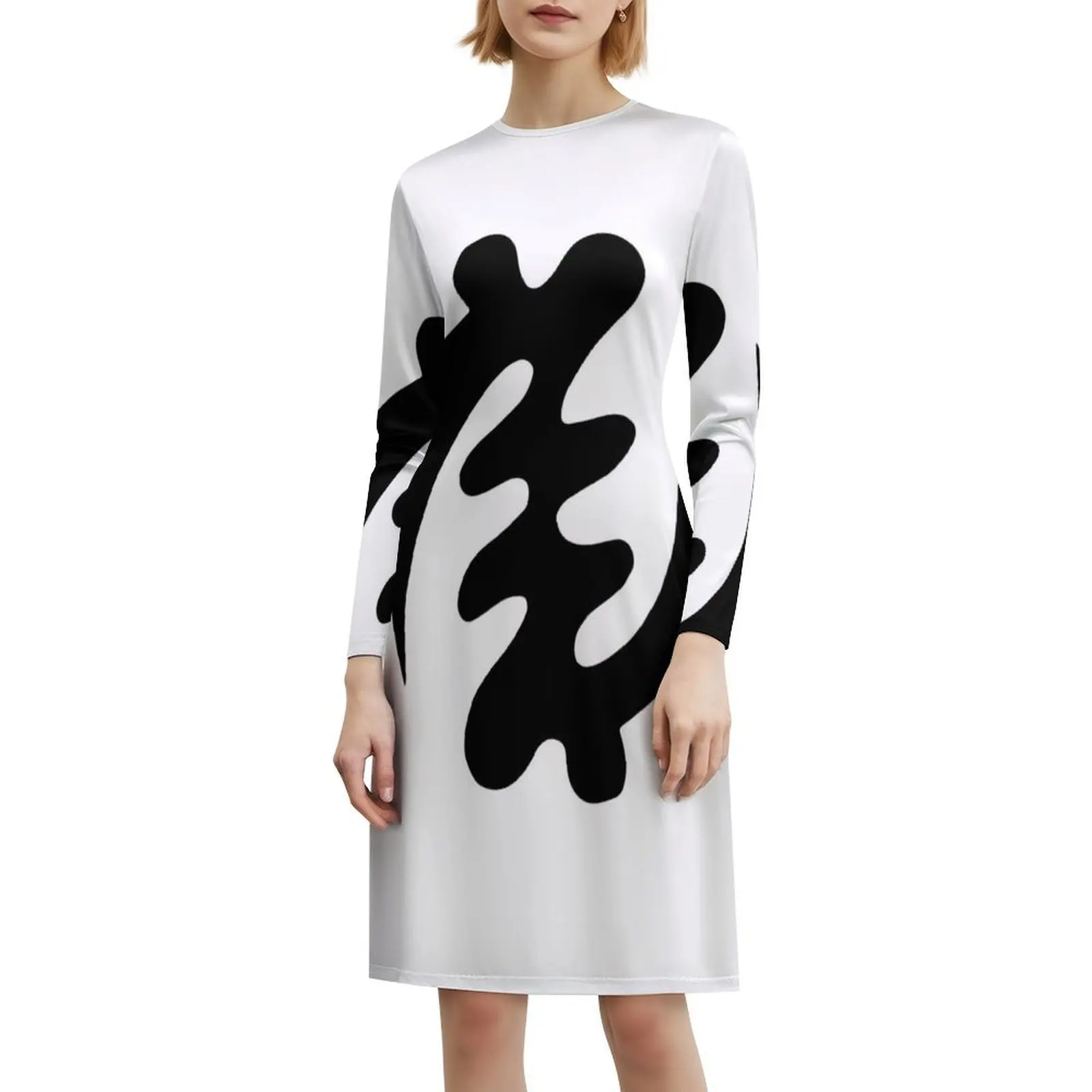 Gye Nyame Afrocentric Design African Adinkra Symbol Women's Hip Hop Streetwear Dress Graphic Print Party Club Wear Gye Nyame