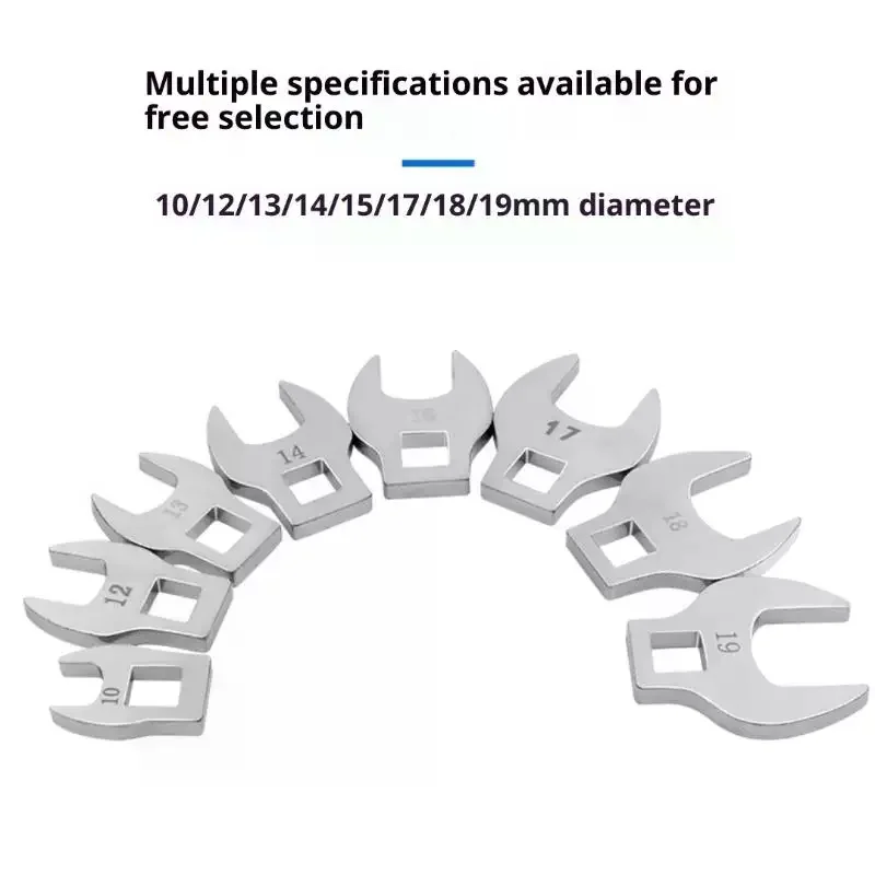 

L-образный рожковый гаечный ключ со средним приводом, аксессуары, 8 шт., 3/8 дюйма, сменная ручка, набор ключей с храповым механизмом с бычьей головкой