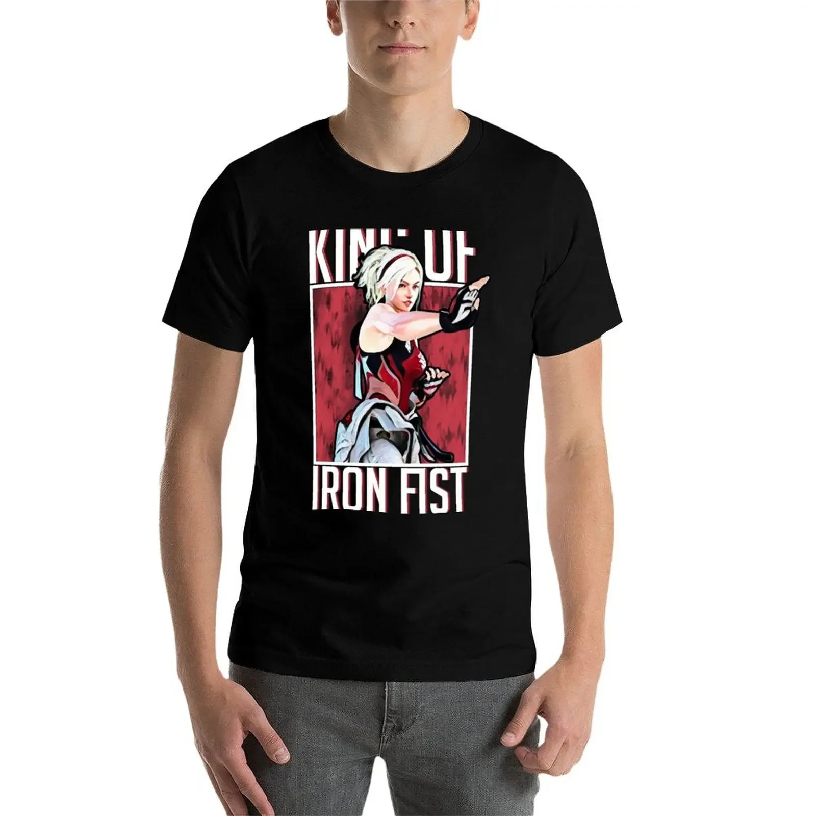 King of Iron Fist - Lidia Sobieska T-Shirt blacks graphic shirts designer shirts mens graphic t-shirts big and tall