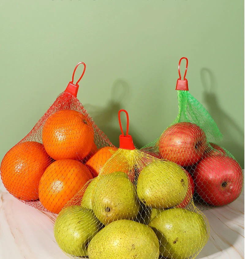 100pcs Reusable Drawstring Mesh Bag Hanging Mesh Egg Netting Bag for Fruit Vegetable Food Storage Bag