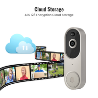 1080p Smart Home Wireless Video Doorbell Camera Chime Wireless Wi-fi Video Security Camera  Motion Sensor Detection Night Vision