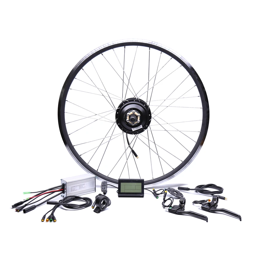 Waterproof 48v500w Bafang Front/rear Electric Bike Conversion Kit Brushless Hub Motors 20'' 26'' 28''diy Wheel