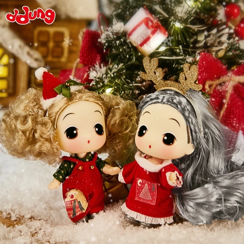 

Winter Christmas Gifts Children'S Dolls Dolls New Year'S Eve And New Year'S Day Atmosphere Decorations Complete Sets Of Toys