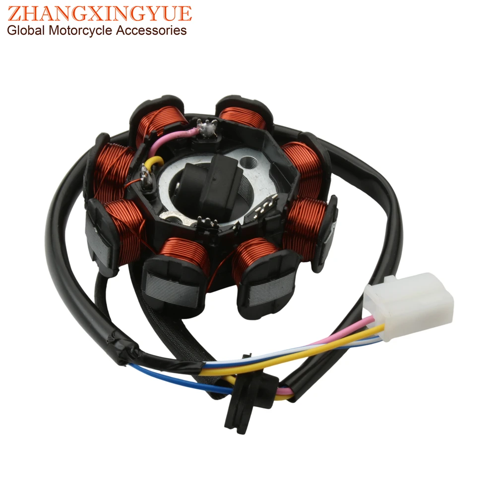 Scooter Coil Magneto Stator For Kymco Agility 125 R16 Agility125 RS Like 125 Agility 150 31120-LFC3-E10 4T