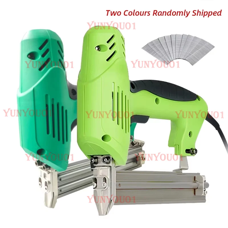 

220V Electric Nail Gun Stapler Gun Nailing Stapler Shooter F30 422 Furniture Stapler Woodworking Tools Framing Tacker Hand Tool