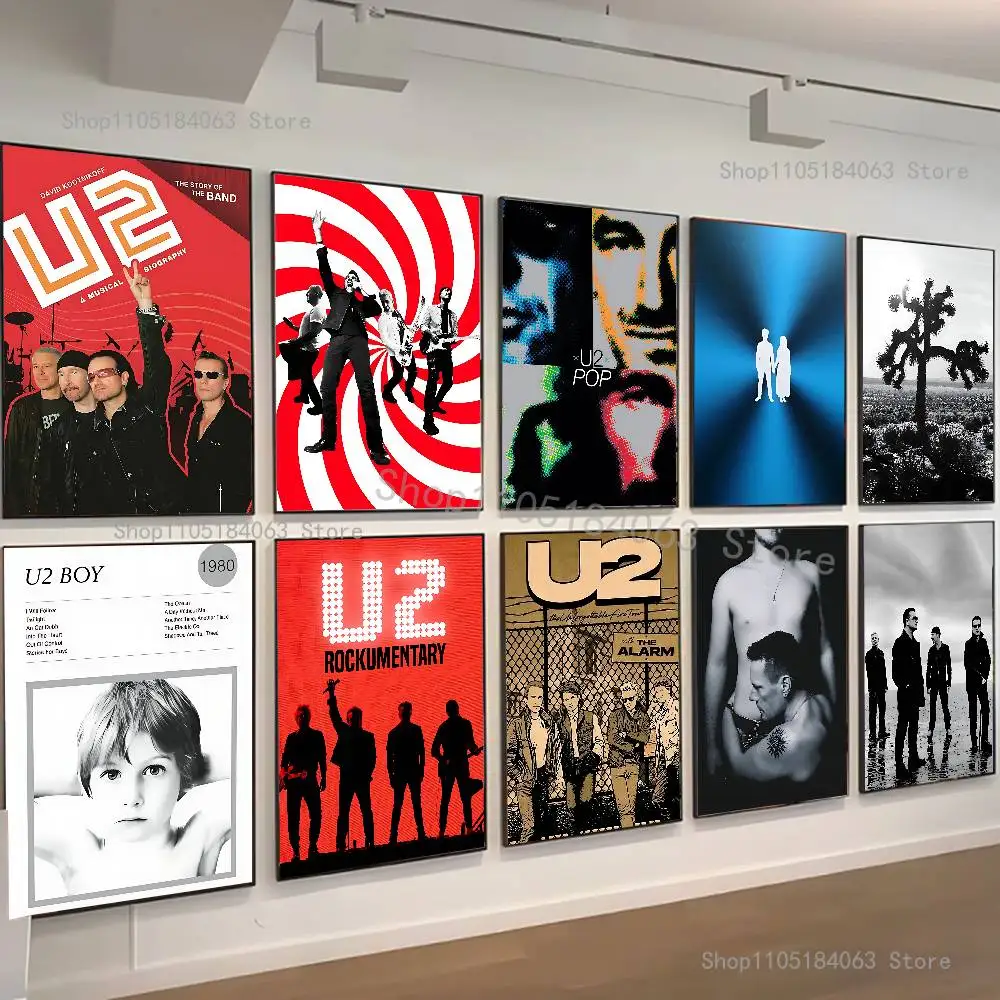 

Band U2 Poster High Quality Wall Art for Home Office Bedroom Living Room Hallway Bar Perfect Gift