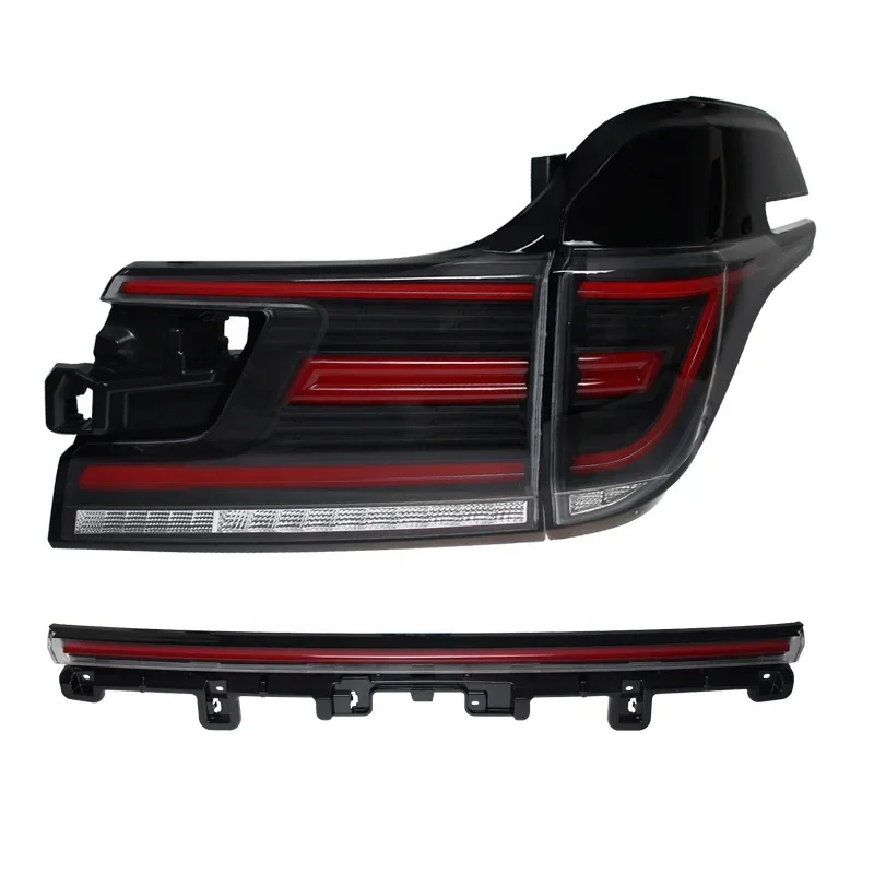 

For ALPHARD VELLFIRE LED Tail Lamp 2015-2018 Year Back Rear Light Smoke Black Color Sequential Turn Signal Light