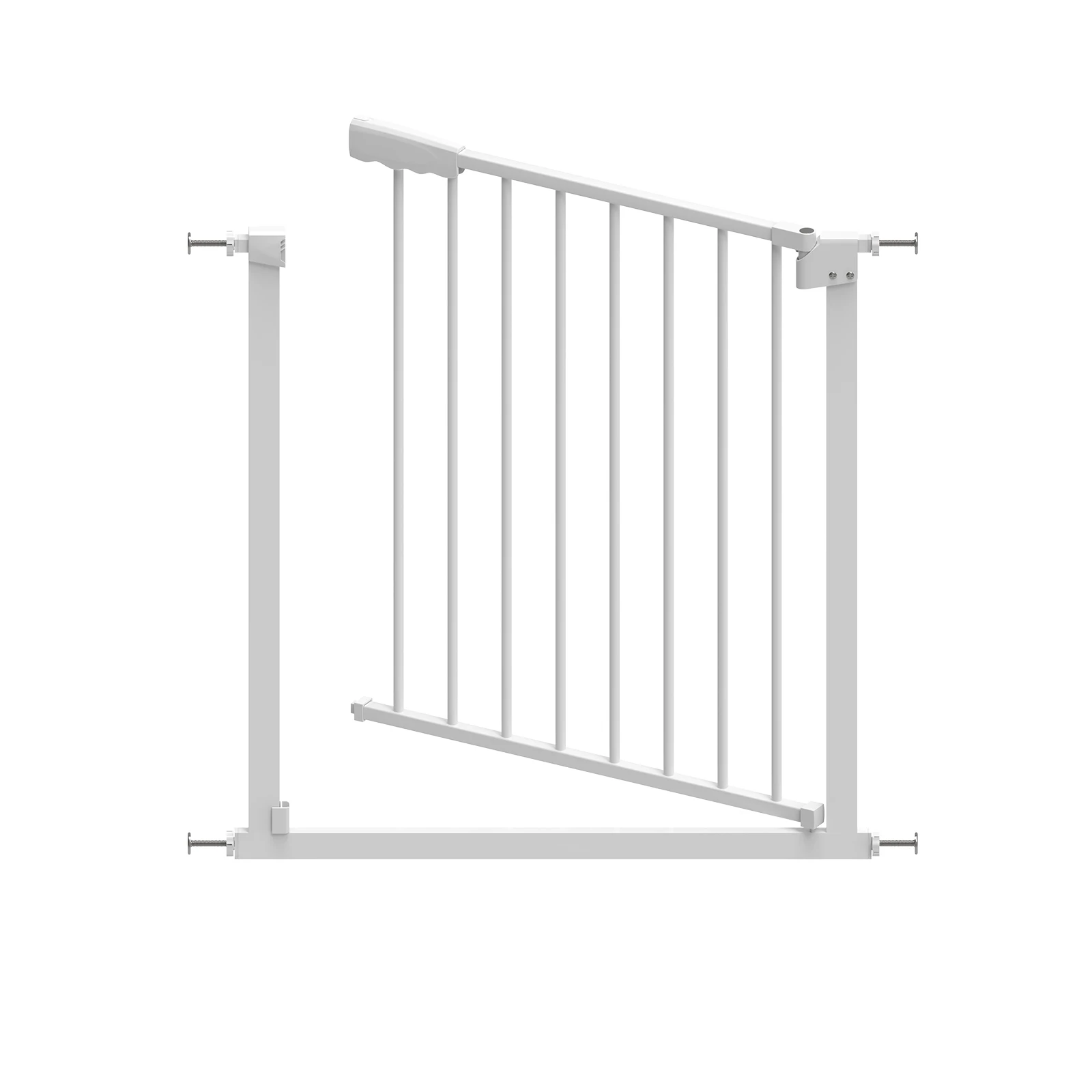 حاجز باب أمان معدني لا حاجز أمان للدرج المثقوب أبواب سلامة للحيوانات الأليفة للأطفال للداخلية والخارجية وأبواب الدرج والممرات