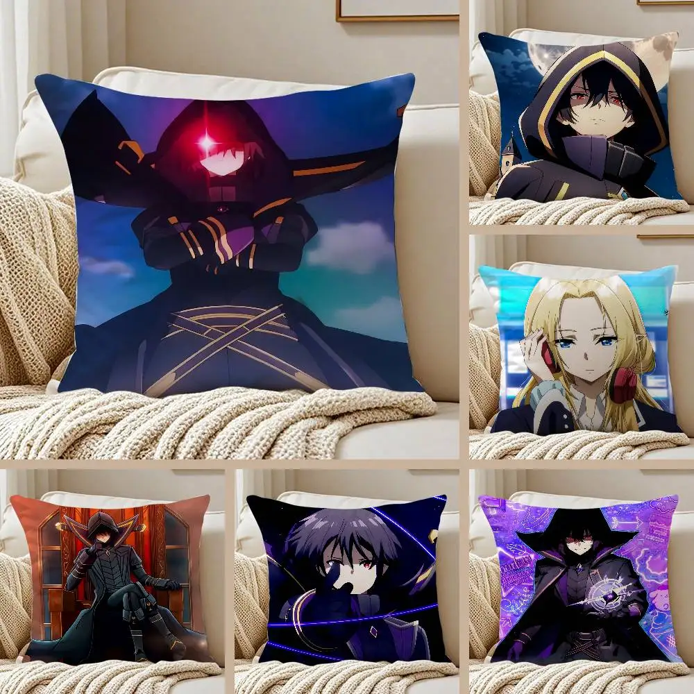 The Eminence In Shadow Anime Pillow Case Anti-dustmite Pillowcase Invisible zipper silky short plush Sofa cushion cover