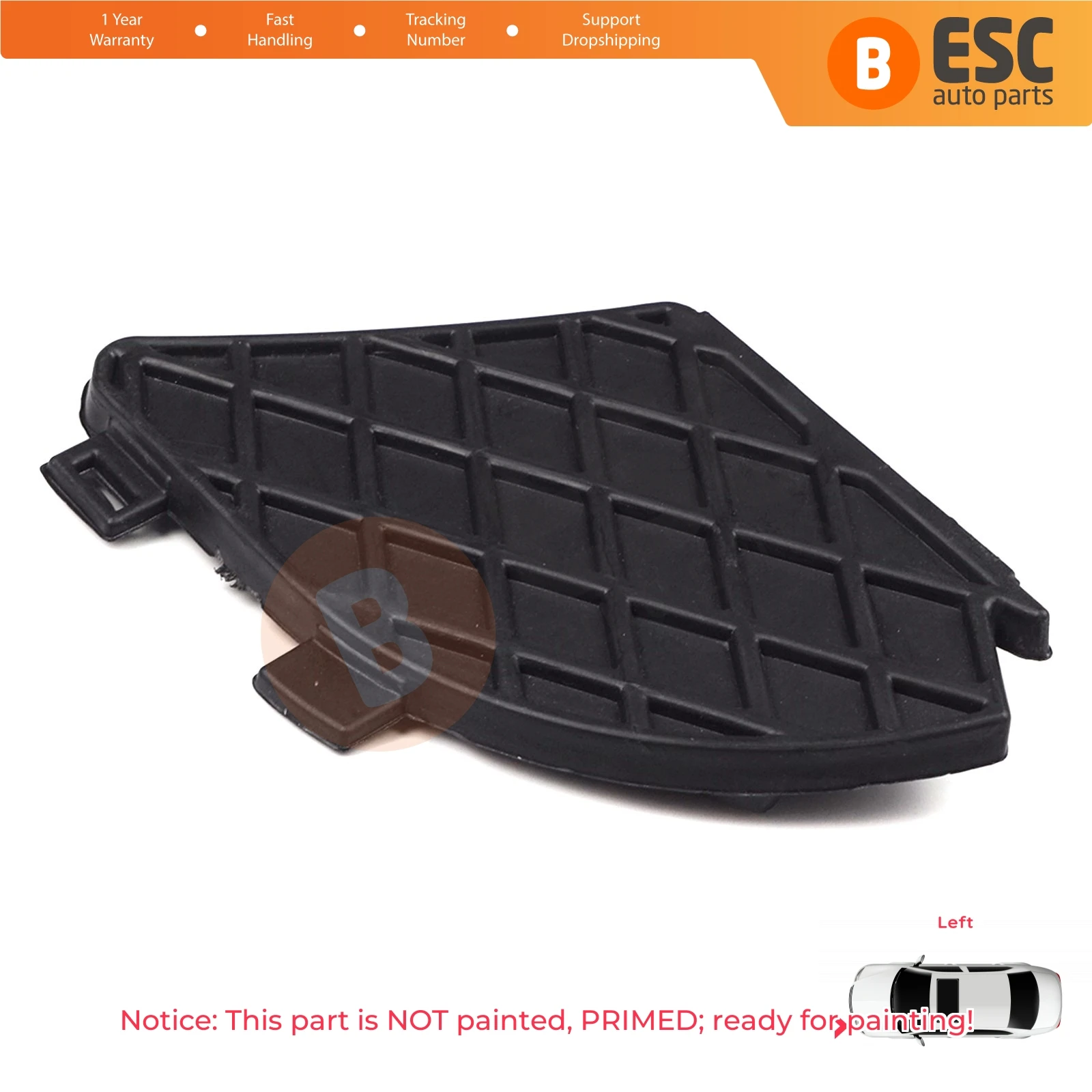 

ESP1099-1 Front Bumper Joint Lower Grille Fog Light Cover Left A2108850153 for Mercedes E Class W210 E320 E430 E55 AMG 1999-03