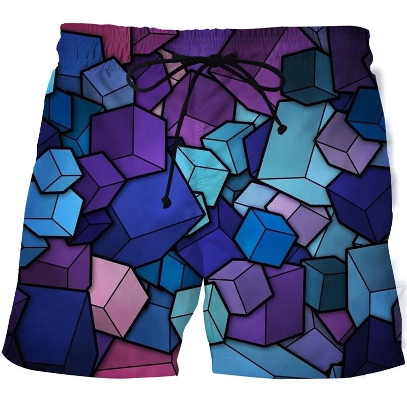 Avant-garde Trendy Short Pants Men Women Kid 3D Printed Fashion Swim Trunks Beach Shorts Skateboard Sport Casual Loose Shorts