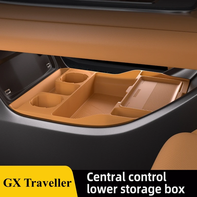 

2025 для GX Traveler, силиконовая центральная консоль ниже ящика для хранения GAC Trumpchi GS8, органайзер с центральным управлением, коврик для салона автомобиля