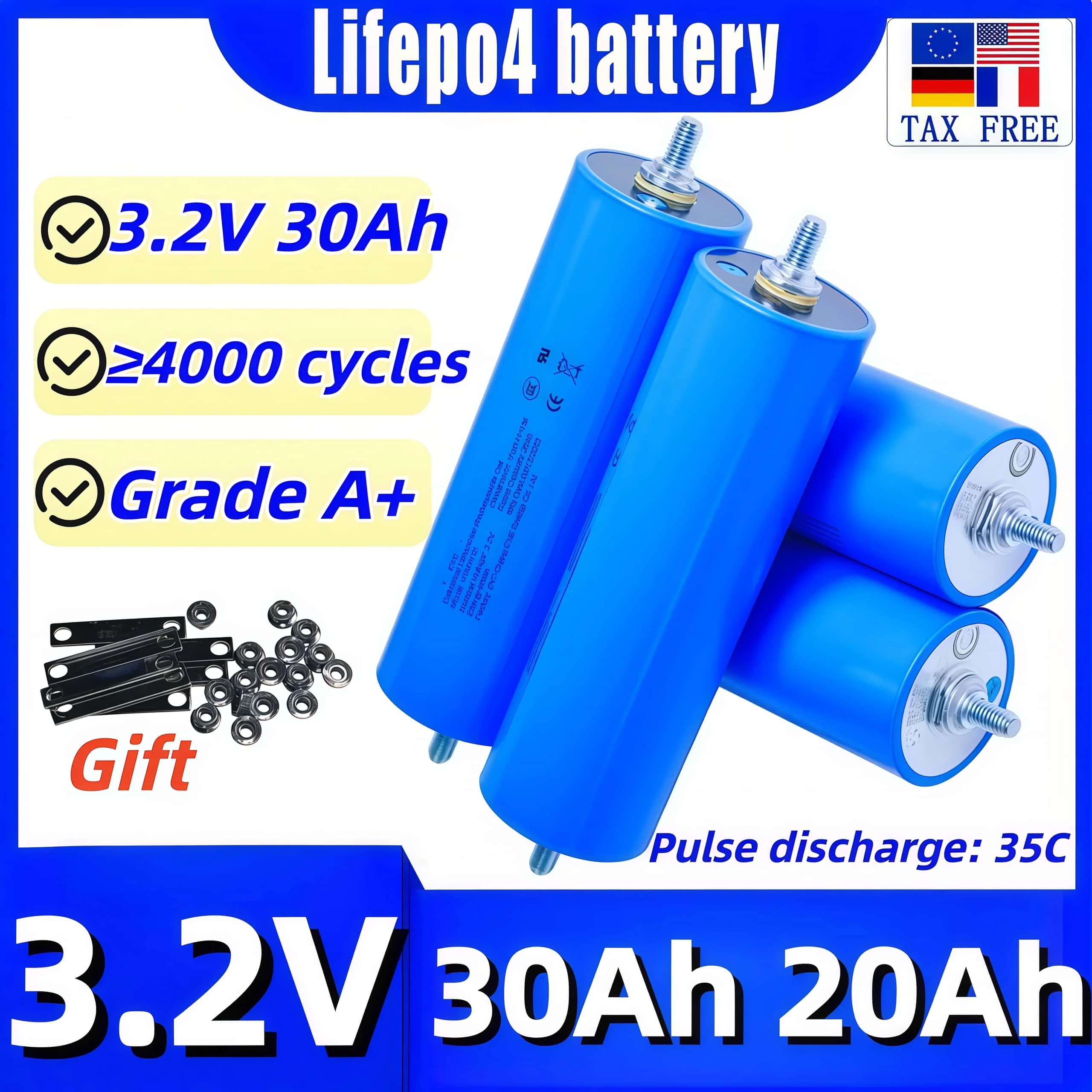 3.2V 32A 30Ah 20Ah …