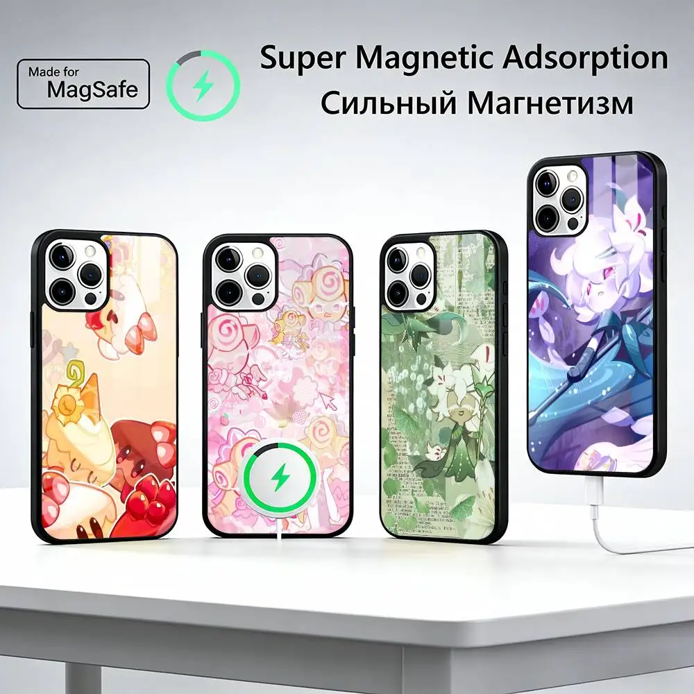 

Game C-Cookie R-Run Kingdom For Magsafe Phone Case for iPhone 17 16 15 14 13 12 11 Series Wireless Charging