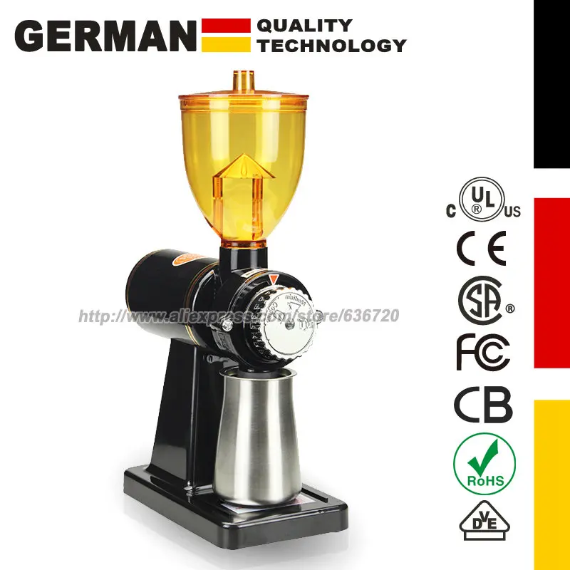2024 upgrade version 8-level grinding system adjustment, Coffee Grinder, Electric Coffee MillCold grinding process 250g