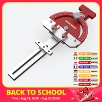 ENJOYWOOD Adjustable Multi-angle Track Saw Guide Square Right Angle Guide Angle Stop for Festool DeWalt Guide Rail