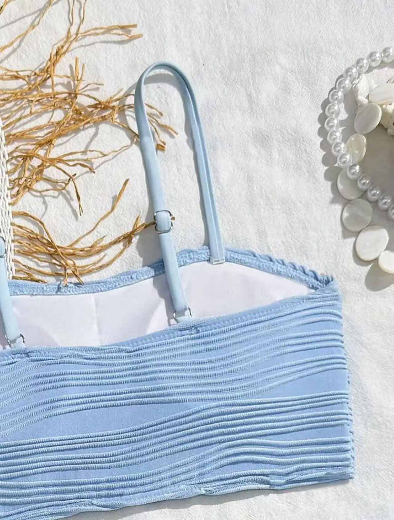 2026 Traje de baño de 3 piezas para busto pequeño, conjunto de Bikini Push Up con cubierta Sexy para playa y piscina, Ropa de vacaciones de natación Sexy sólida 2026