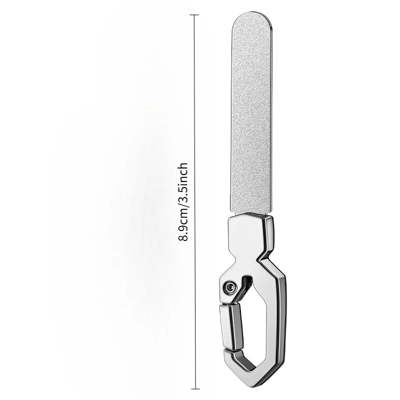 Lime per unghie bifacciale in acciaio inossidabile per uomini e donne, adatte per la cura delle unghie riutilizzabili e resistenti per unghie naturali, P