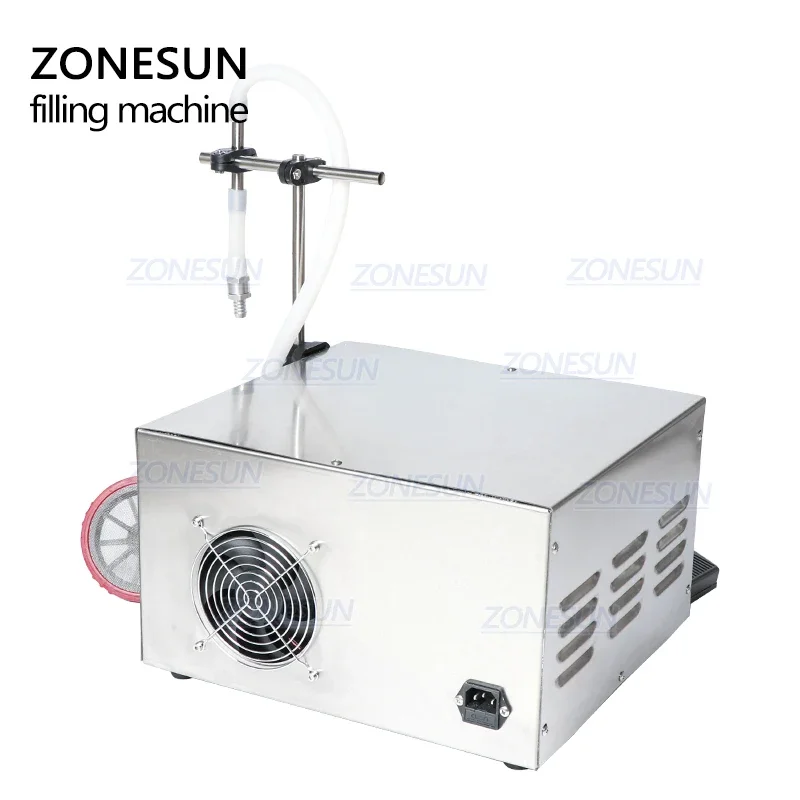 ZONESUN ZS-GFK17B Semi Automatic Liquid Filling Machine Laundry Detergent  Juice Milk Water Botter Perfume Filler 17L