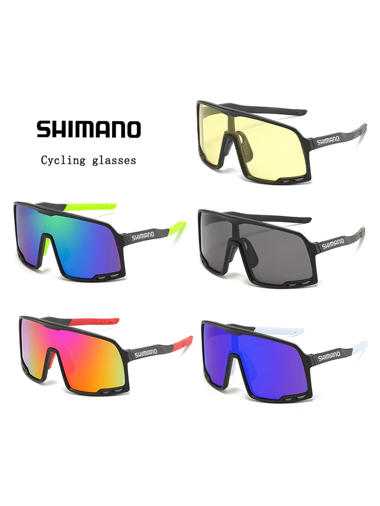 AliExpress Shimano cycling sunglasses MTB Road Bicycle men and women cycling sunglasses Outdoor Lenses With case glasses Cycling goggles