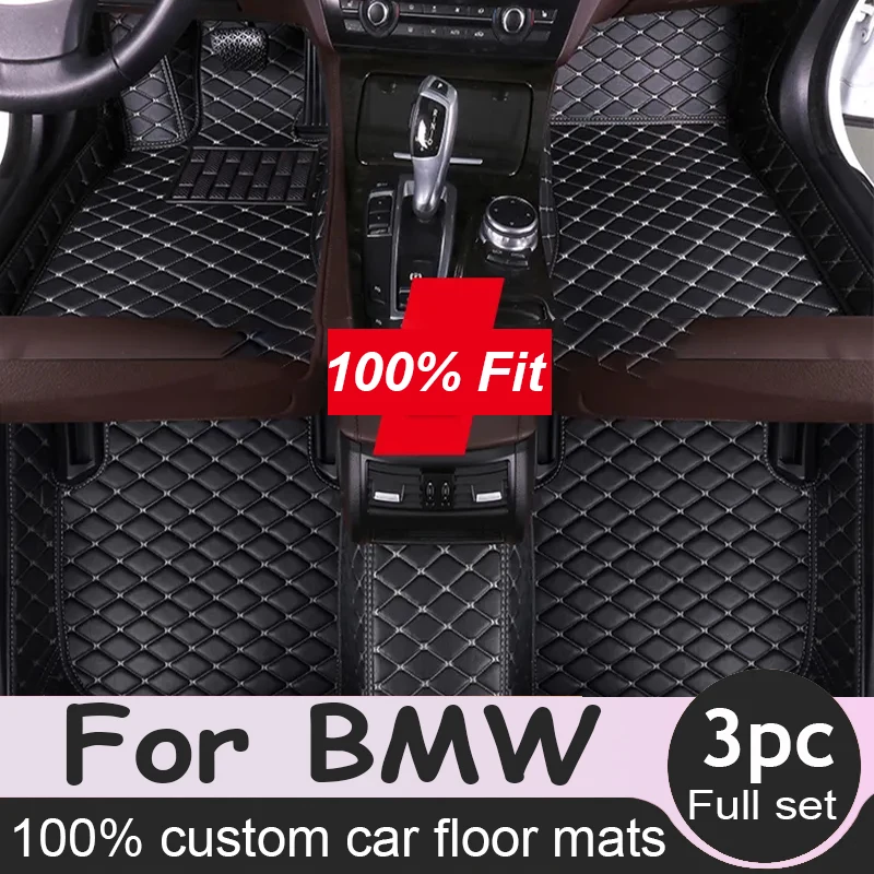 Car Floor Mat for BMW  F23 Conver 3 Series 3 Ser Wagon 318is coupe E90 E93(2door) E90 E93 F30 F31 F34 Car 3 Series Accessories