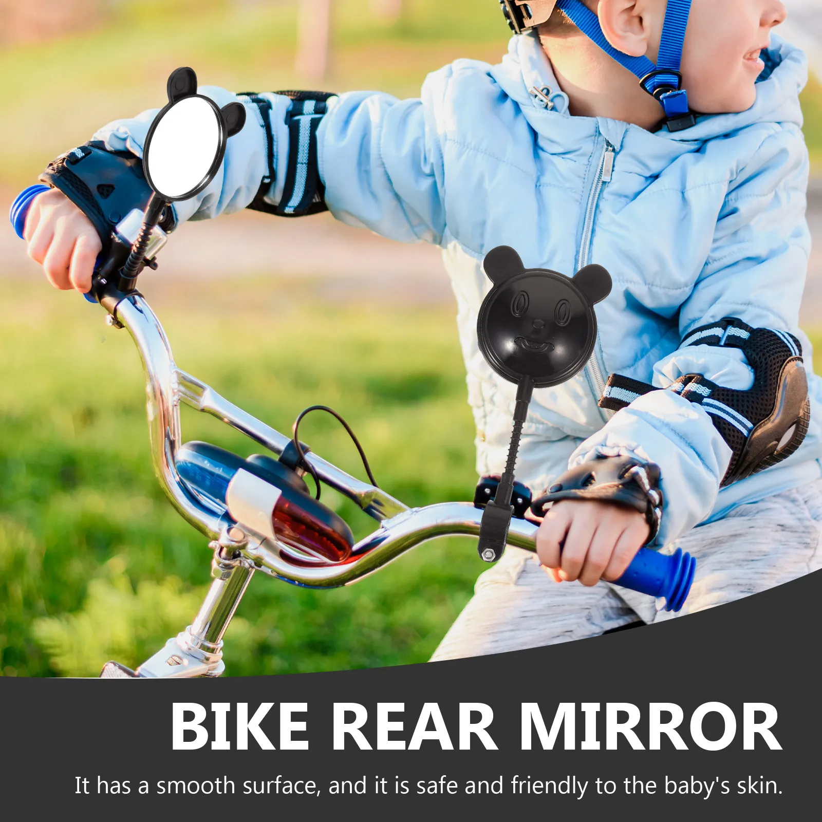 

4Pcs Rear View Mirror for Bicycle Handlebar Safety Mirror for Compatible with Balance Bikes Scooters
