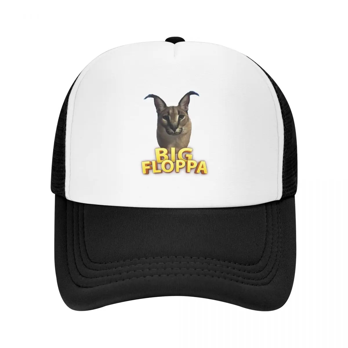 

Big floppa meme Baseball Cap party Hat Custom Cap Trucker Cap Caps Women Men's