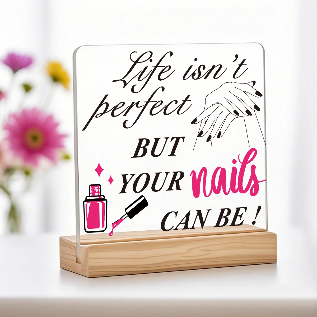 

Подставка для демонстрации акриловых ногтей, декор для маникюрного стола, доска для демонстрации работ по нейл-арту, реквизит для фотосессий с накладными ногтями