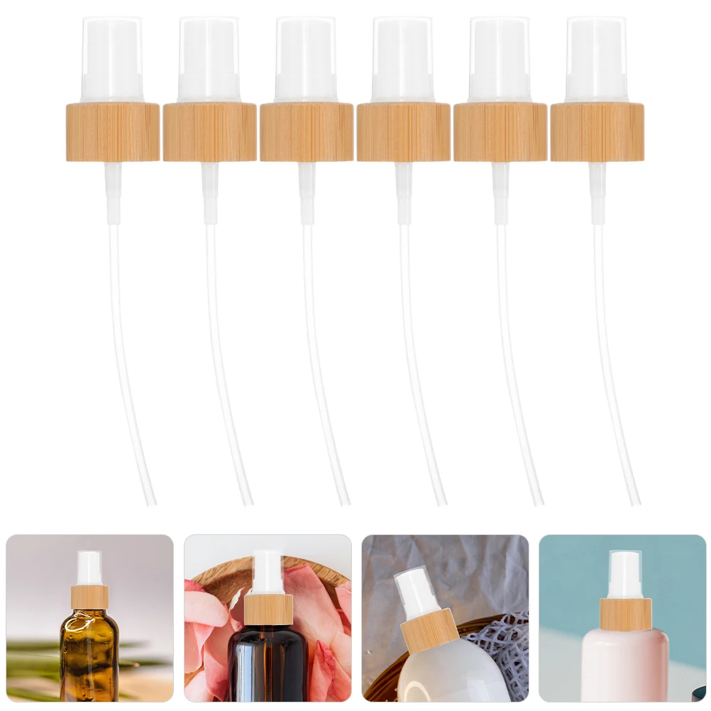 

6 pcs Perfume Spray Head Accessories Fine Plastic Bottle Nozzle Replacement Sprayer Heads for Oil Bottles Sturdy