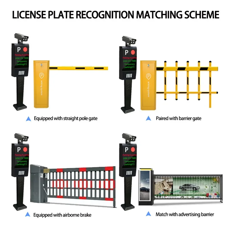 كامل HD كاميرا المرور Cctv نظام التعرف على لوحة ترخيص السيارة Anpr Lpr Alpr إدارة مواقف السيارات