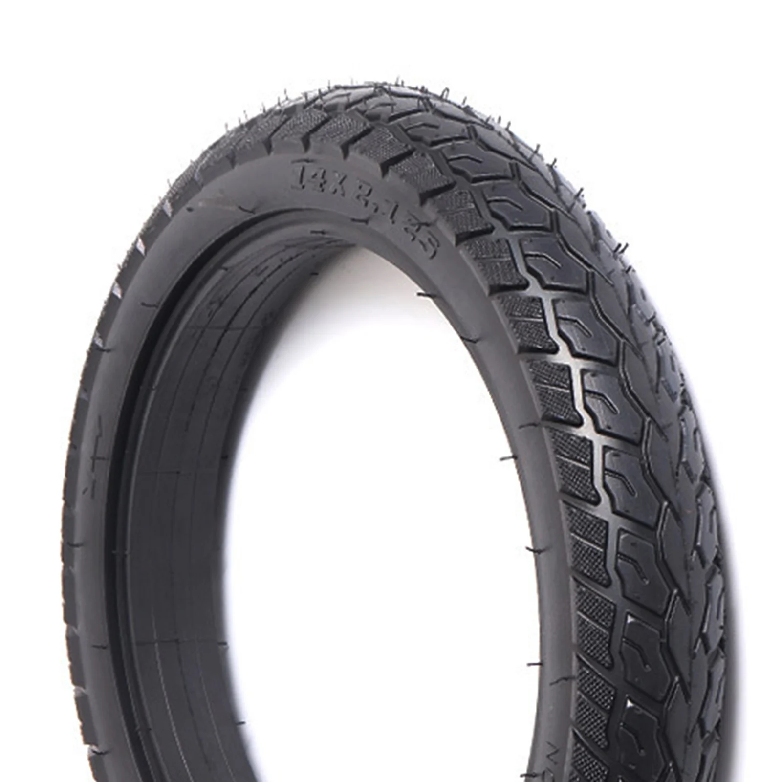 

Rubber Tire Solid Tyre Puncture-Resistant Design Rubber Electric Tire Solid Tire Excellent Grip 14x2.125 1pc High-quality