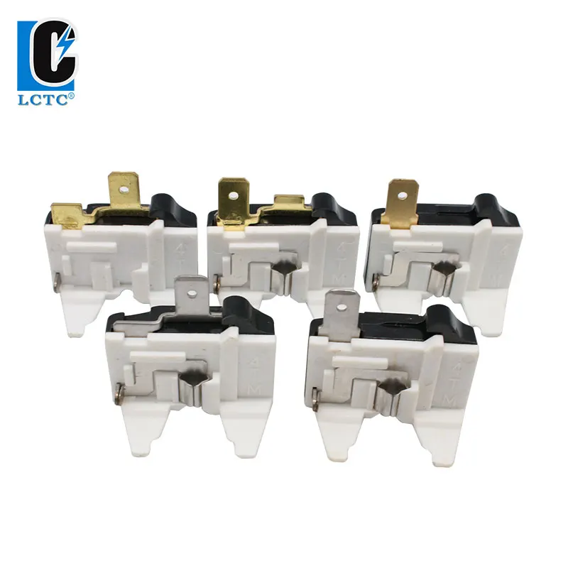 220V 110V 4TM-C Brass Refrigerator And Air Conditioner Overload Protector Relay Refrigerator Spare Parts