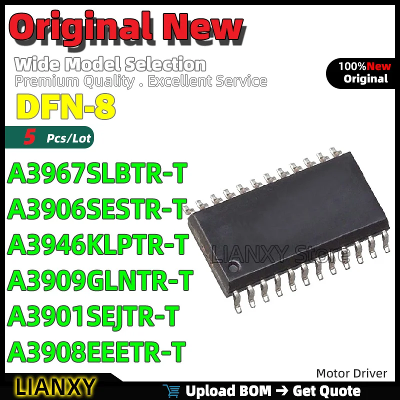 5Pcs DFN-8 A3967SLB…