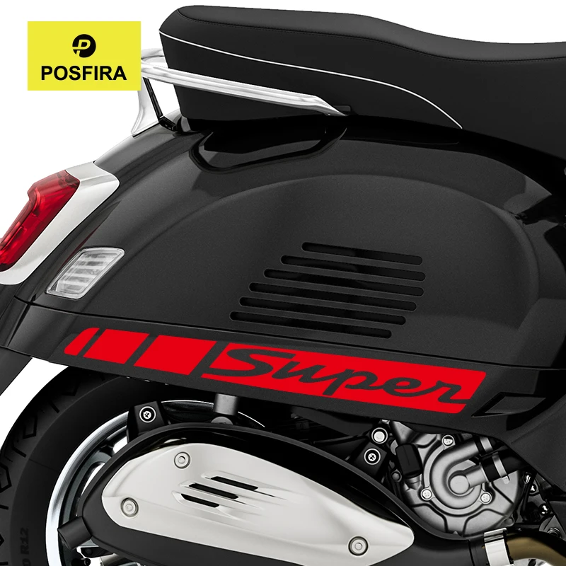 

Наклейки-декали POSFIRA для мотоциклетных обтекателей из винила для Vespa GTS 300 125 250 Super GTS300 GTS125 GTS250, аксессуары для скутеров